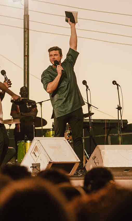 Evangelist Daniel Kolenda in Mtendere, Zambia