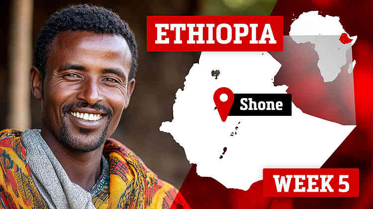 Gospel Campaign in Shone, Ethiopia