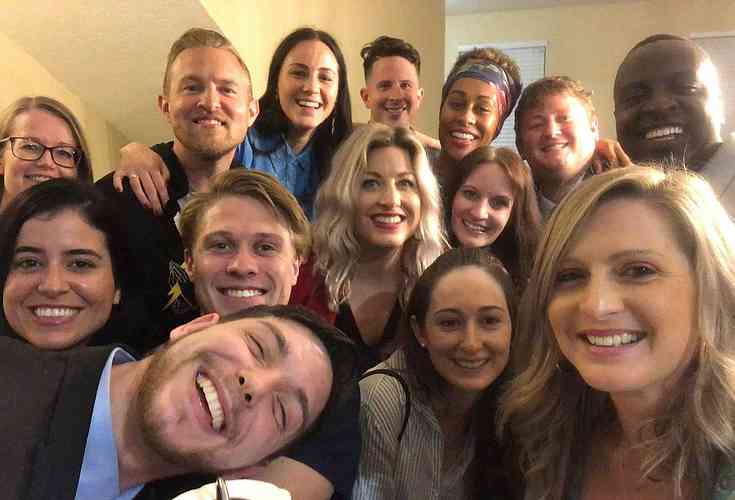 Kaisa Koistinen with Friends at Evangelism Bootcamp