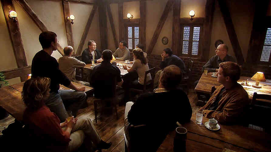 Reinhard Bonnke shares the Gospel in Germany - Picture from the "Full Flame Film Series".