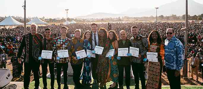 I had the honor of officially graduating the Bootcamp students who have been serving here for the last couple of months as interns.