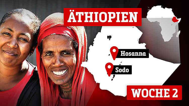 Großevangelisationen in Sodo und Hosseana, Äthiopien