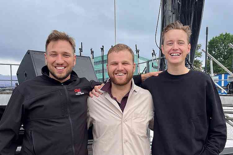 Lukas Repert, Matias Toivainen and Lukas Abildsten